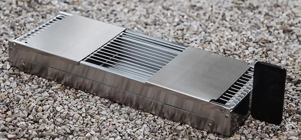 Stufa per barbecue a carbone pieghevole minimalista