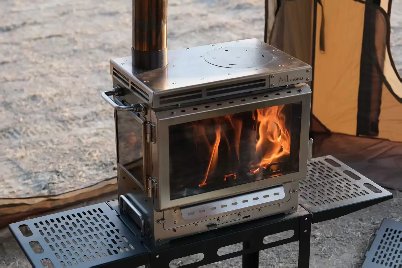 Forno a tenda a combustione statica adattiva multi-scena