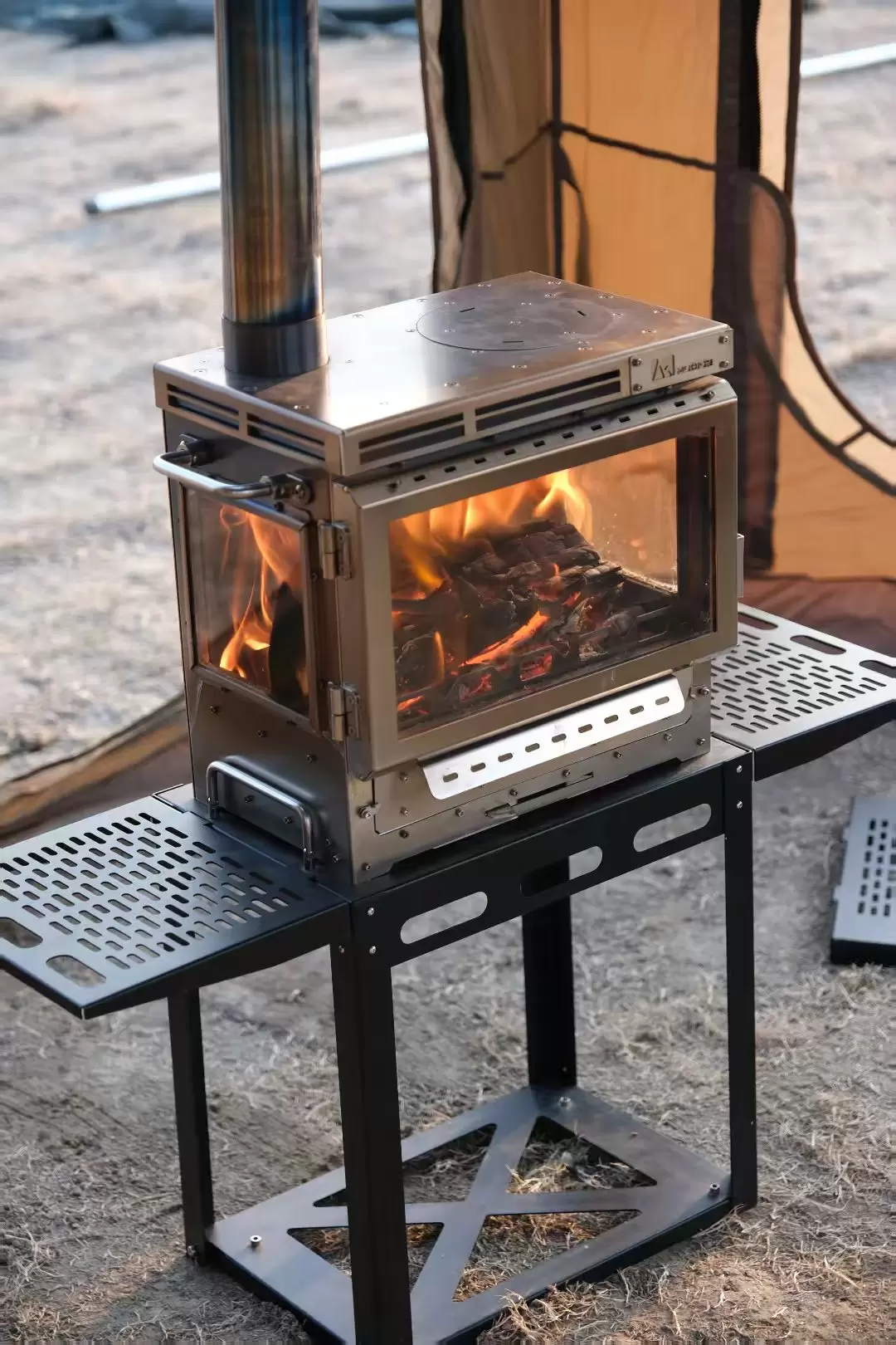 Forno a tenda a combustione statica adattiva multi-scena