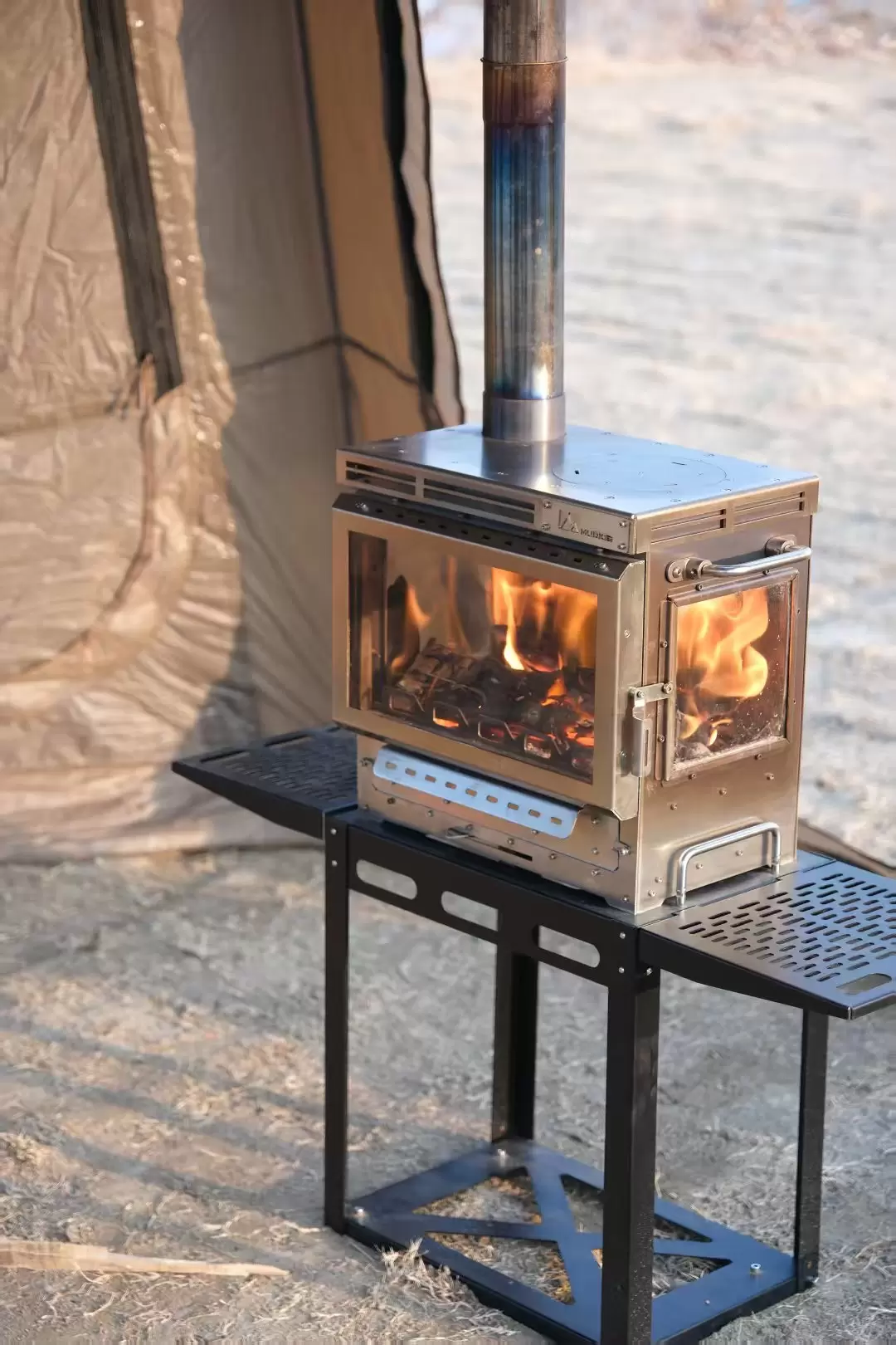 Forno a tenda a combustione statica adattiva multi-scena
