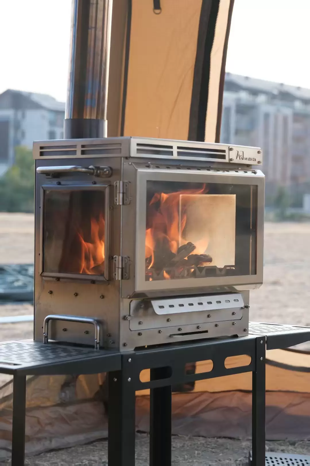 Forno a tenda a combustione statica adattiva multi-scena