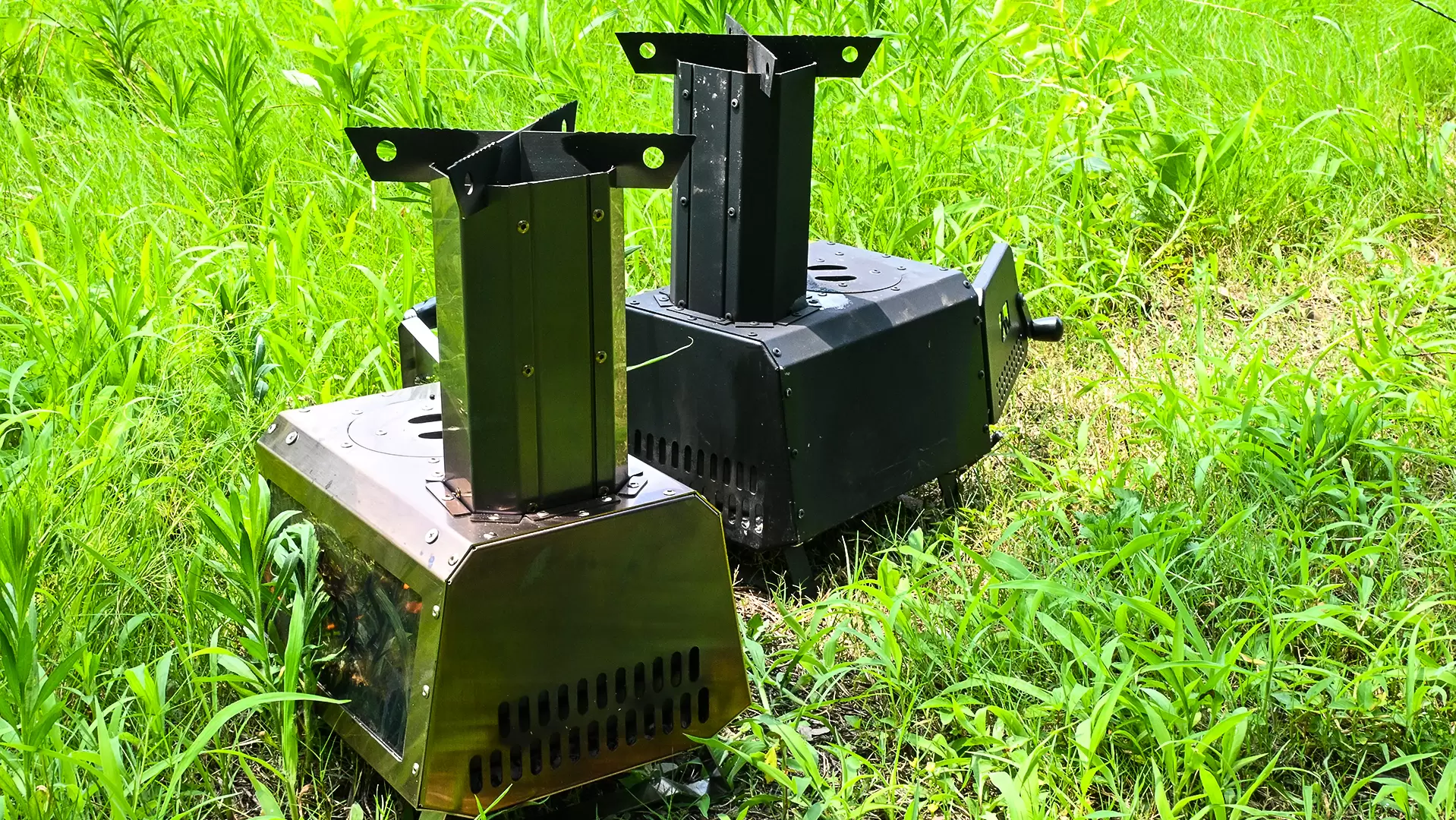 Stufa a legna da campeggio