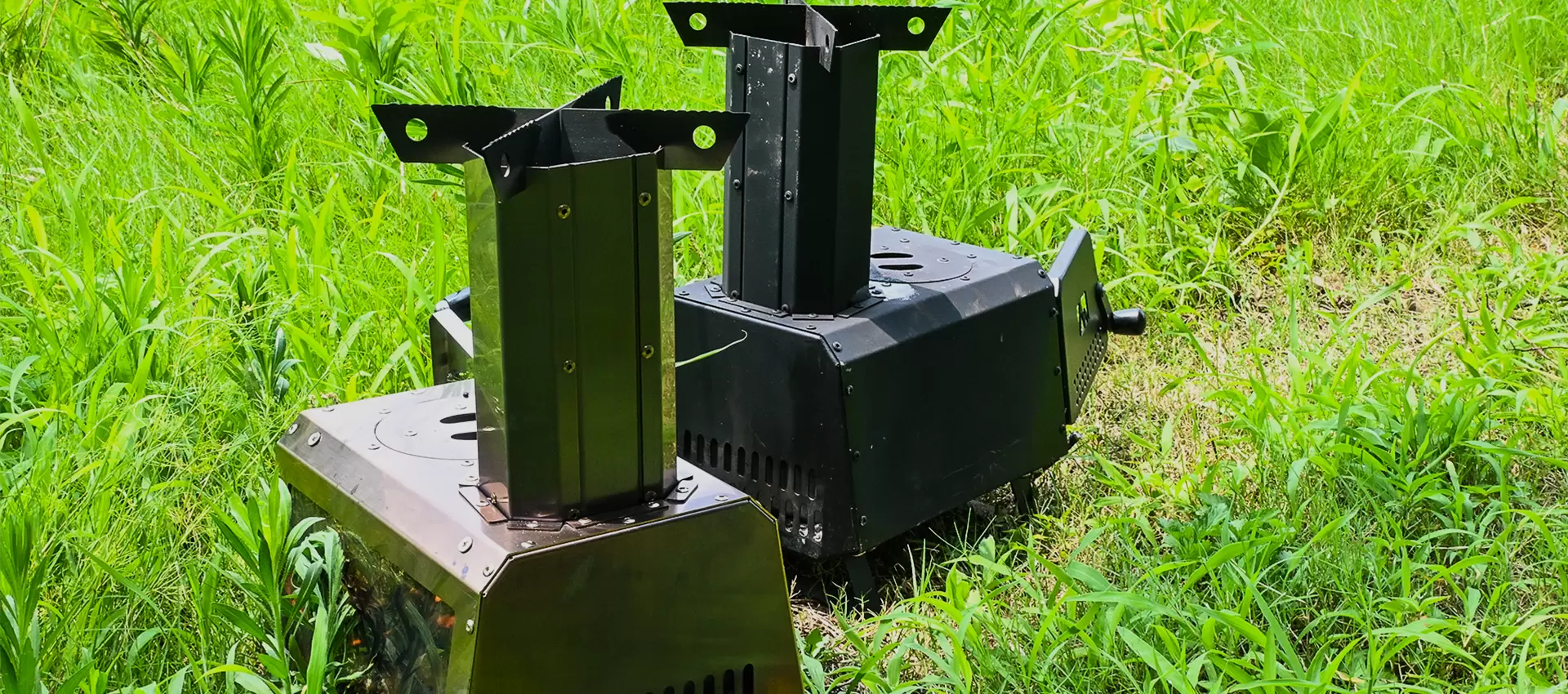 Stufa a legna da campeggio