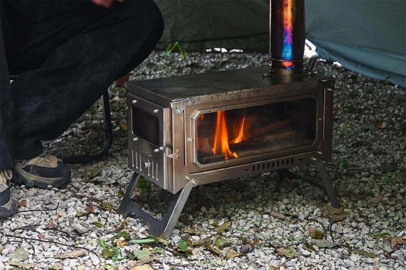 Stufa da tenda pieghevole ultraleggera da meno di 15 libbre