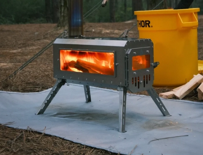 Stufa da tenda pieghevole ultraleggera da meno di 15 libbre