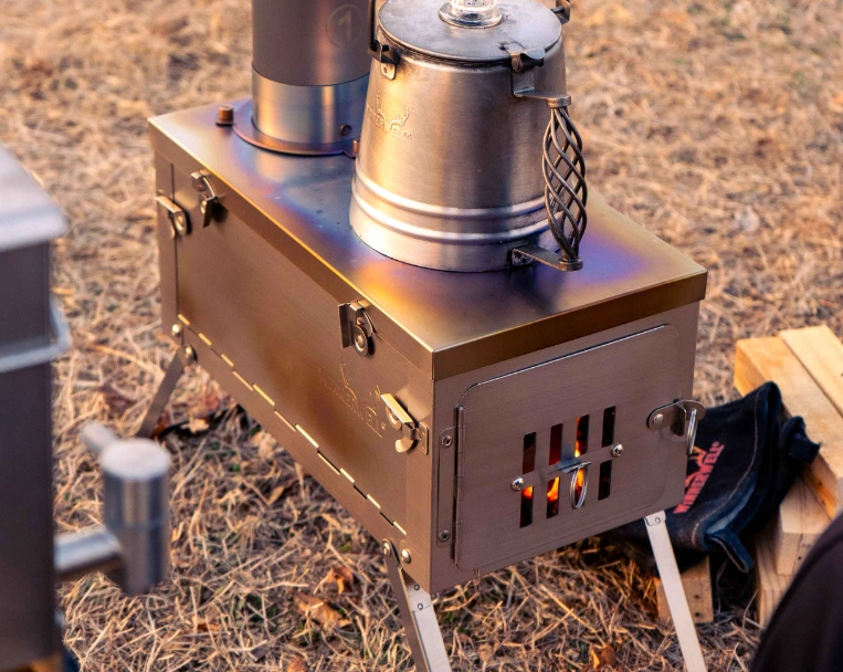 Stufa da tenda pieghevole ultraleggera da meno di 15 libbre