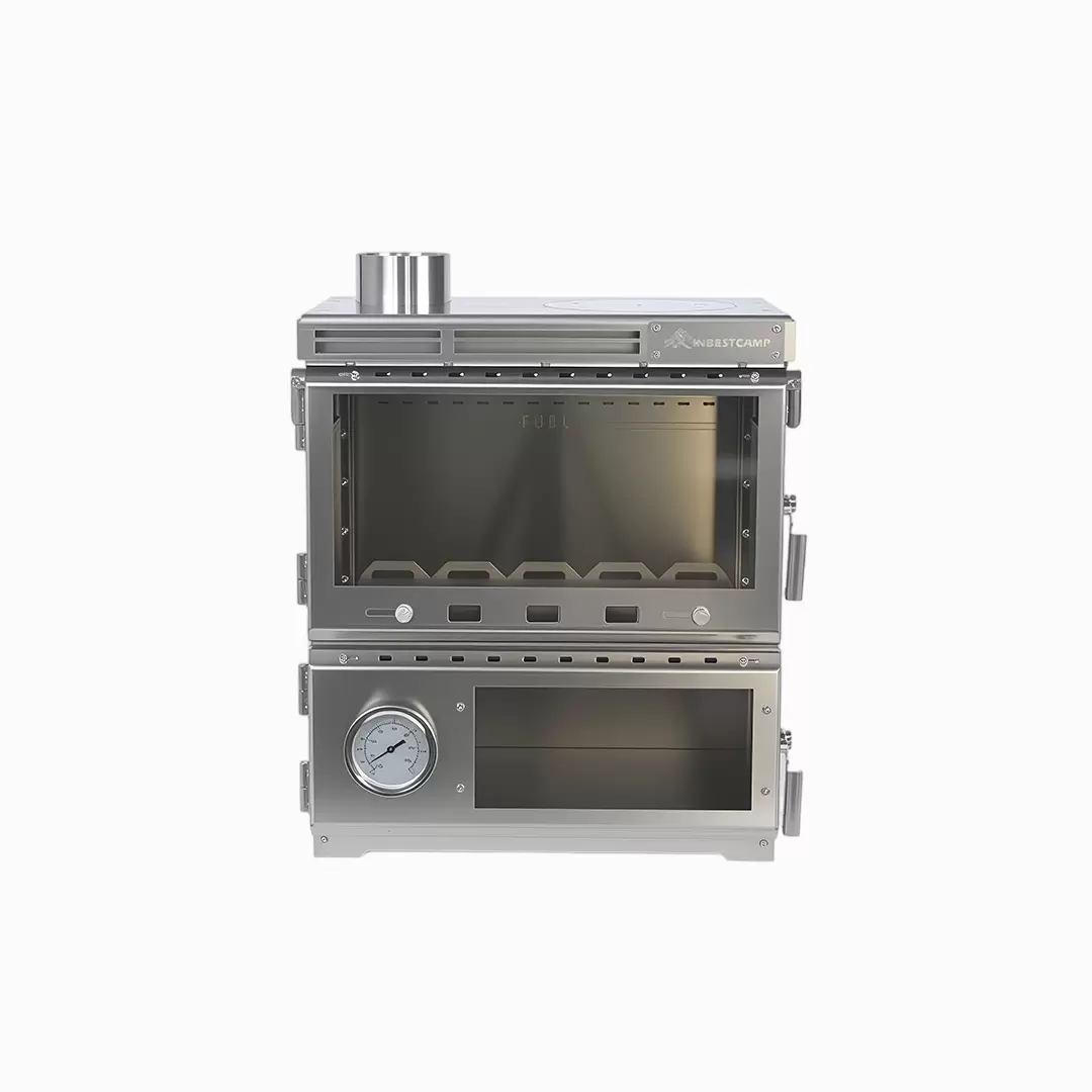 Fornello da campeggio multifunzionale in acciaio inossidabile