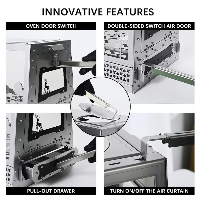 Stufa a legna in acciaio inossidabile