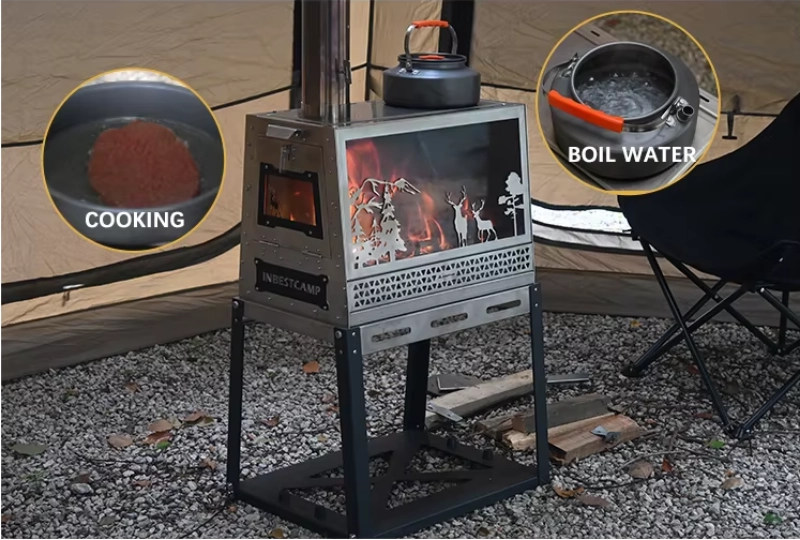 Fornitore di stufe a legna per tende da esterno