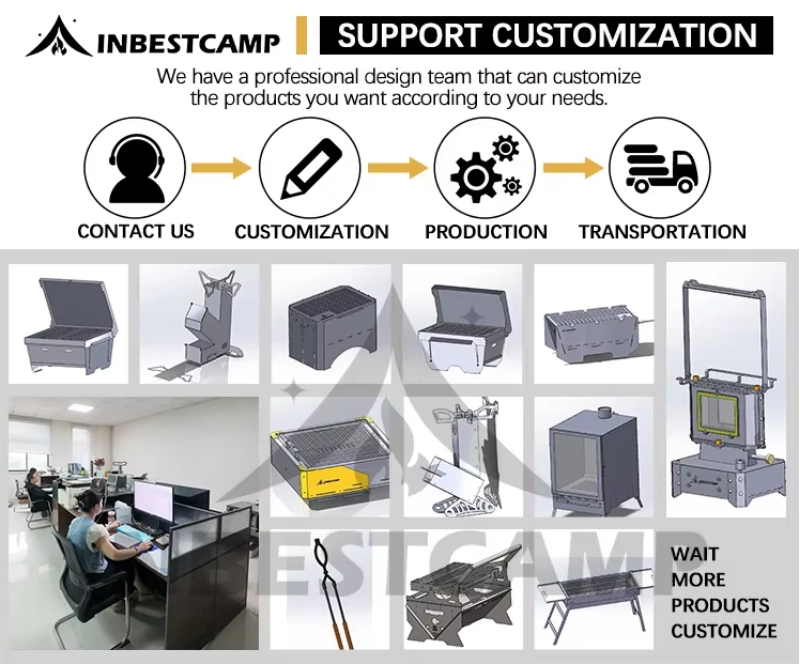 Servizi ODM per stufe a legna per tende da esterno