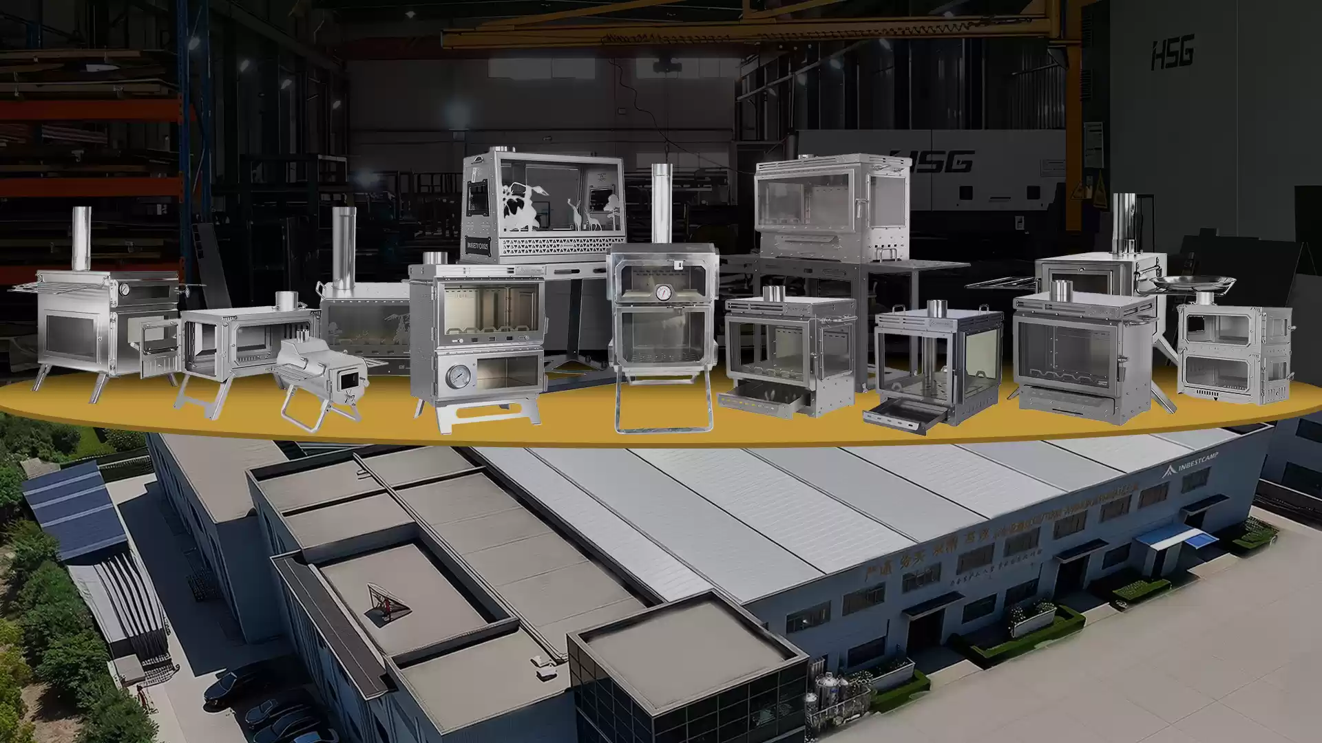 Produttore di stufe a legna per campeggio e riscaldamento all'aperto