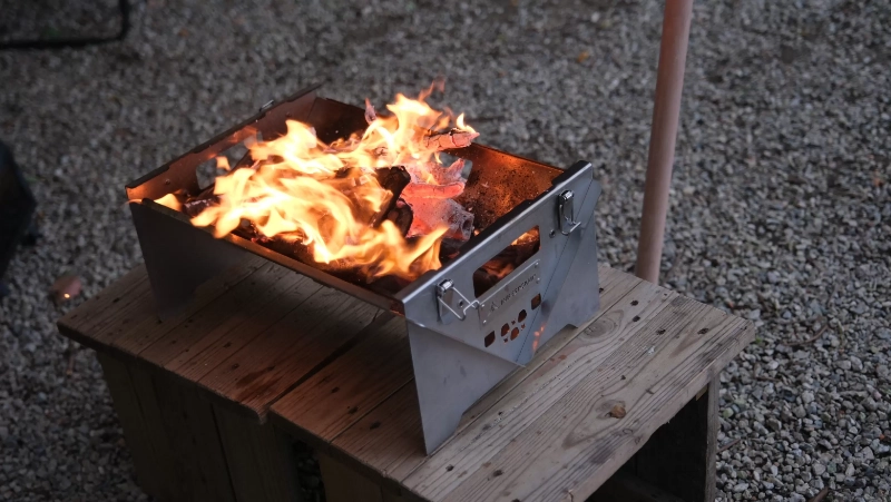 Griglia per barbecue rotante portatile OEM