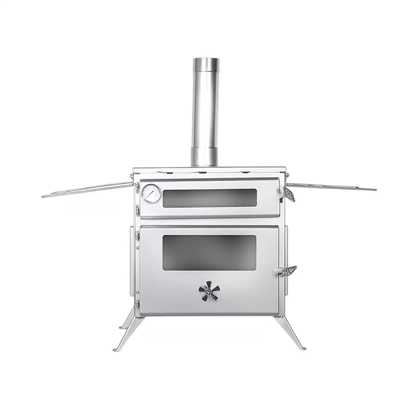 Forno per pizza da campeggio con piano cottura
