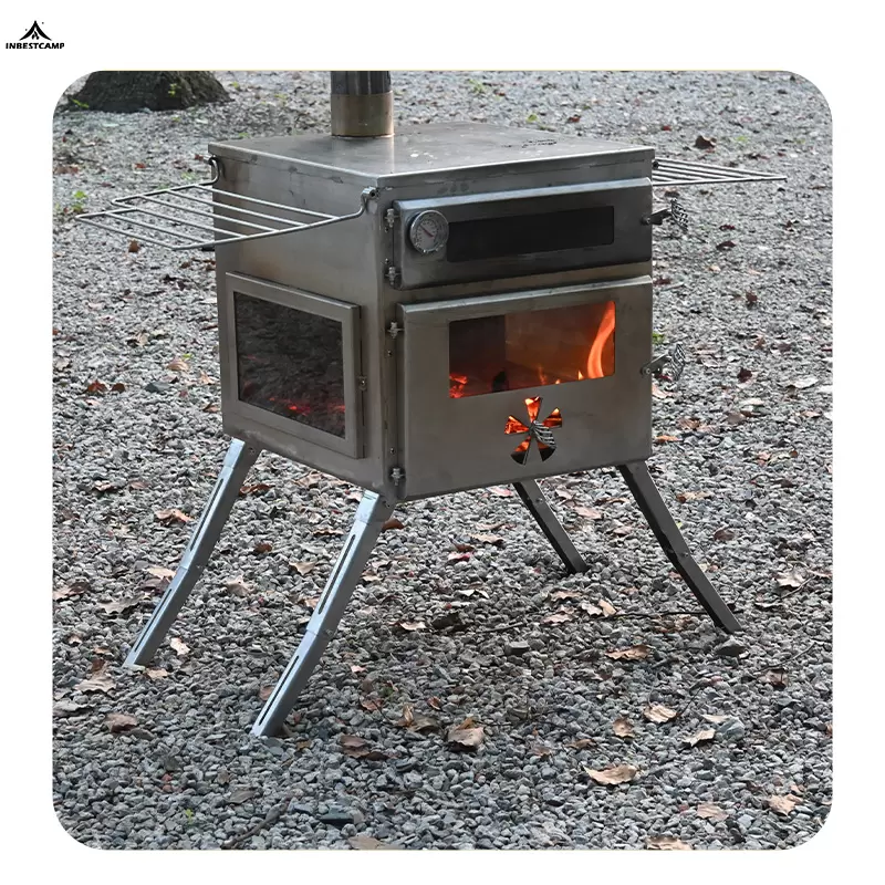 Forno per pizza da campeggio con piano cottura