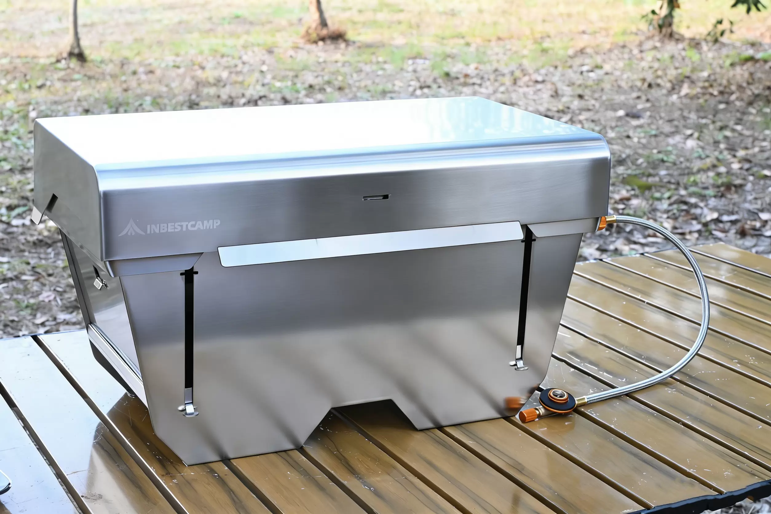 Grill a gas portatile pieghevole