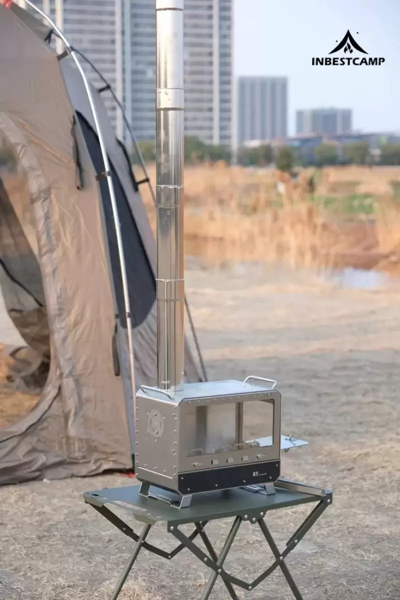 Stufe a legna portatili da campeggio