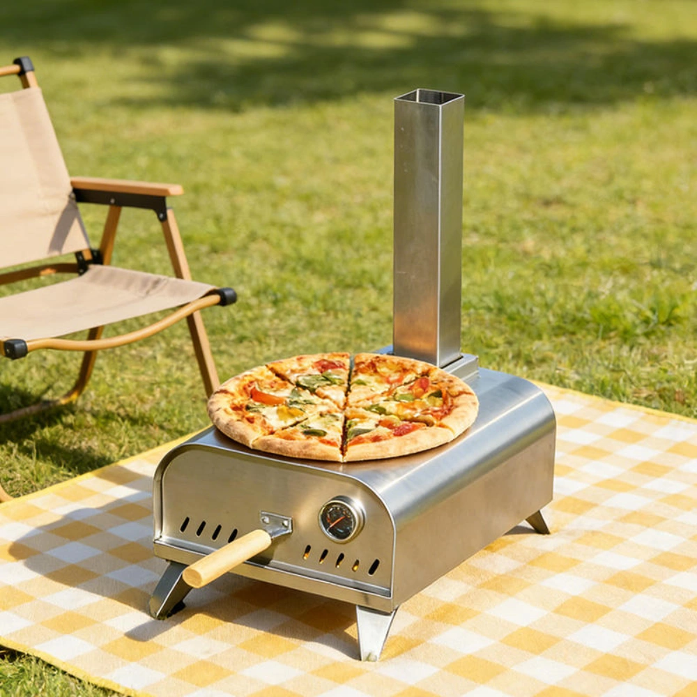 Forno per pizza portatile da esterno in acciaio inossidabile